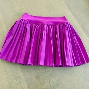 Originality Girls' Pleated Skort in Fuchsia size Large (10-12)